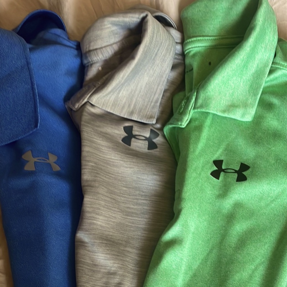 3 Boys Under Armour Shirts